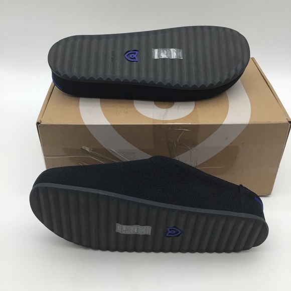 Rothys Casual Clog ReVelvet Black Womens Size 10 Slip On 406-001 NEW - Picture 5 of 7